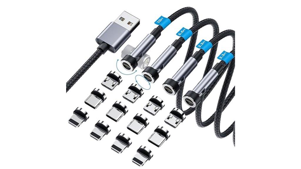 360 degree magnetic charging cable