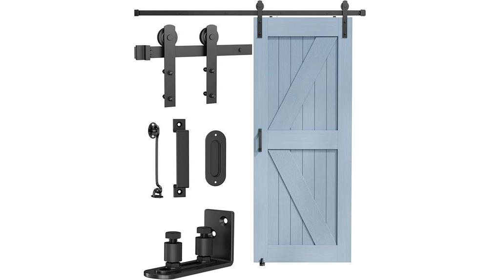 36 40 inch barn door hardware