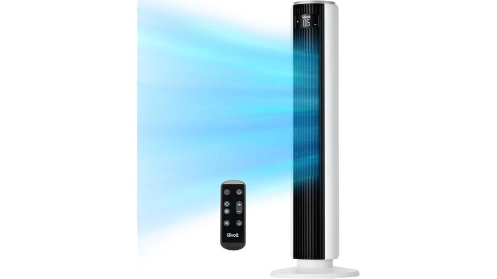 36 inch remote tower fan
