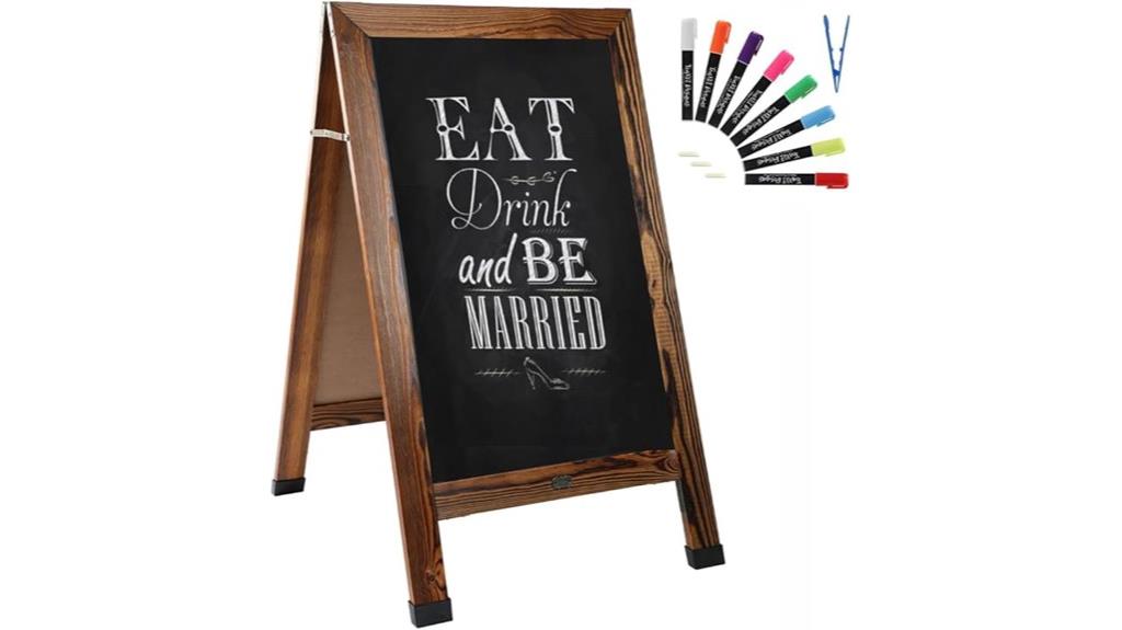 a frame cafe sign