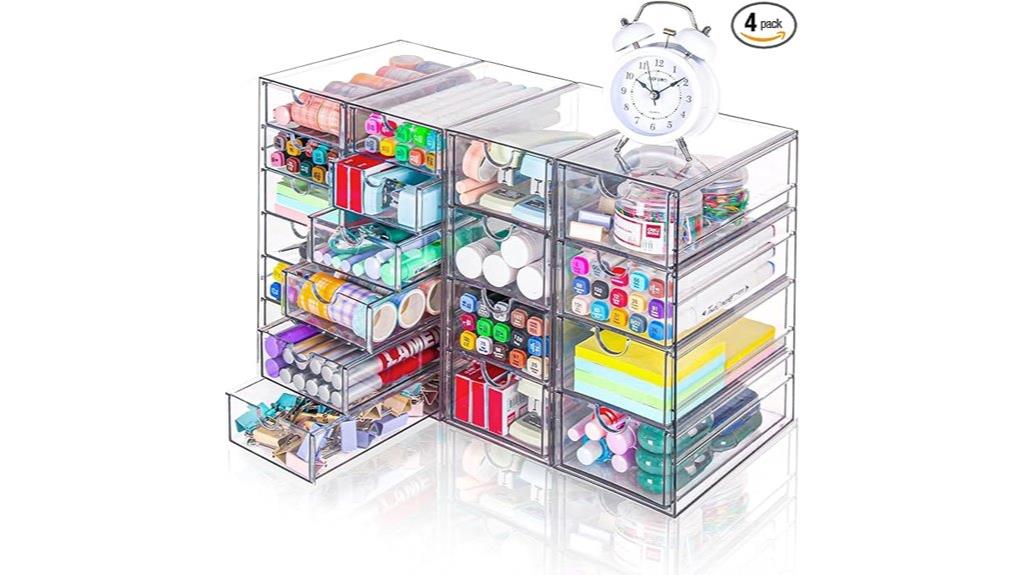 acrylic 20 drawer organizer