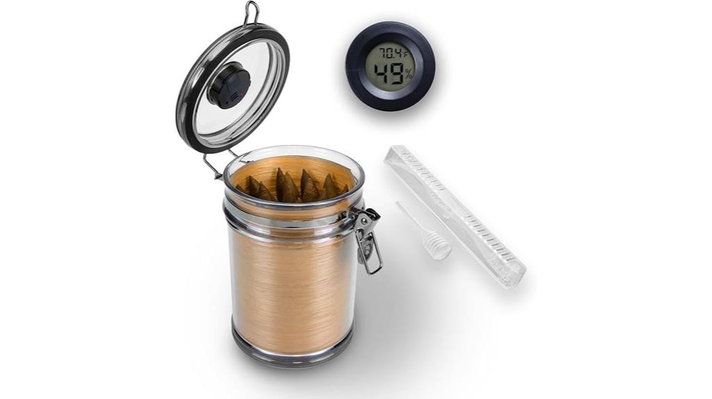 acrylic cigar storage jar