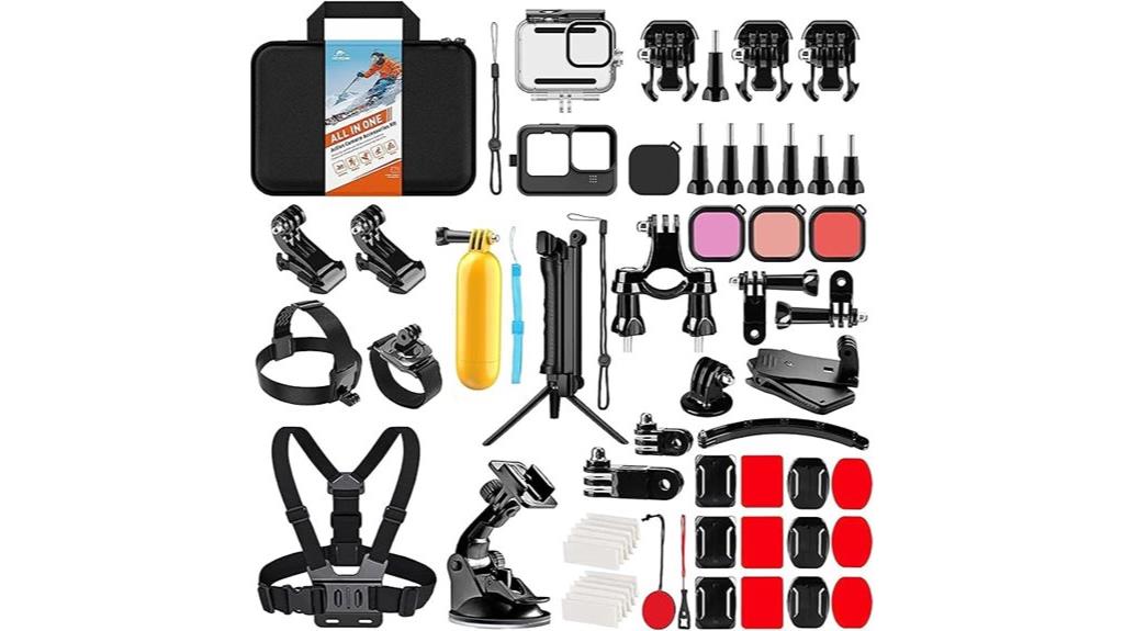 action camera accessory kit