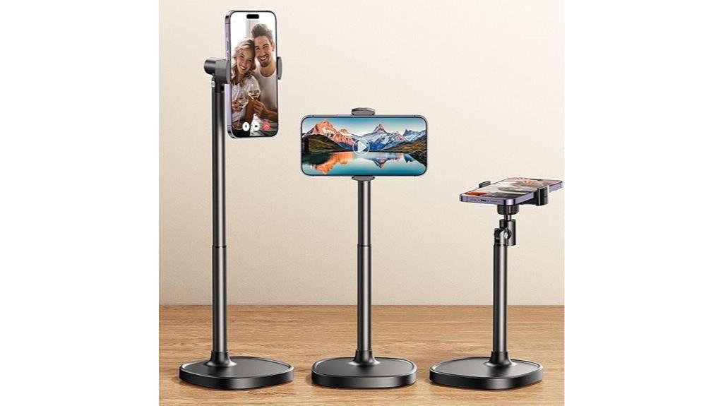 adjustable aluminum phone stand