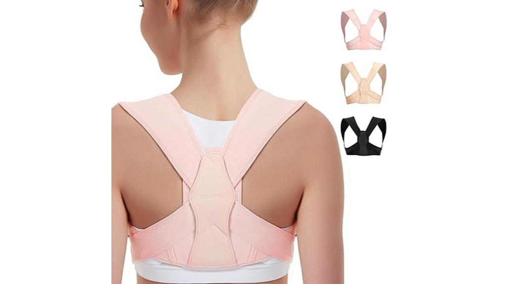 adjustable back posture brace