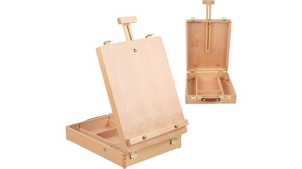adjustable beechwood easel