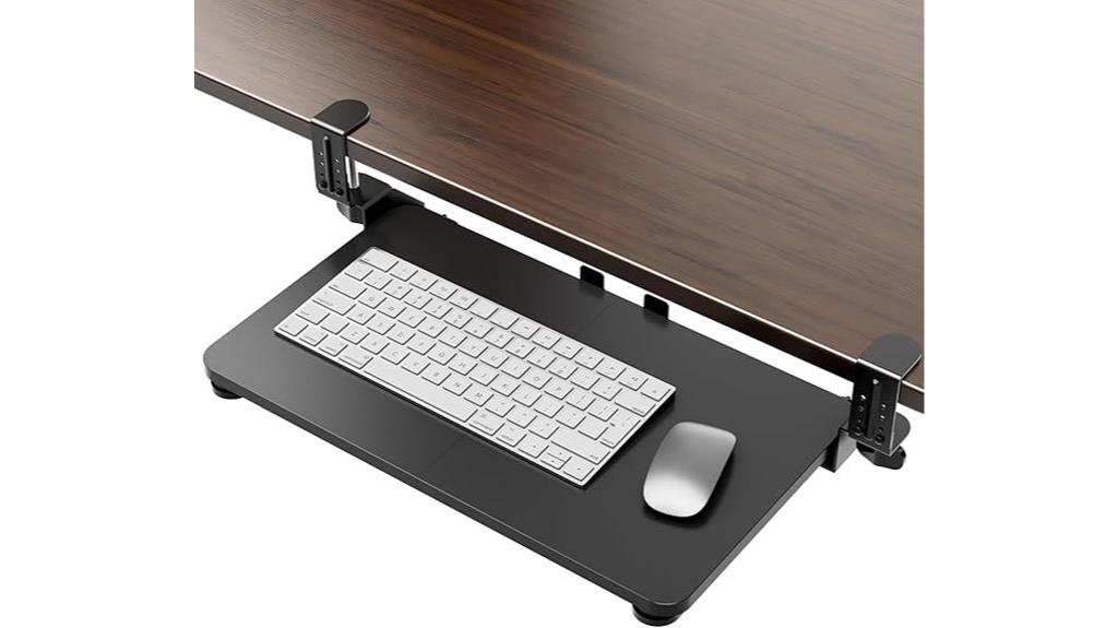 adjustable desk keyboard tray