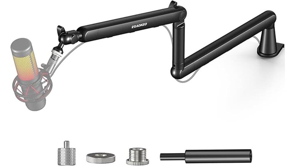 adjustable desk mic stand