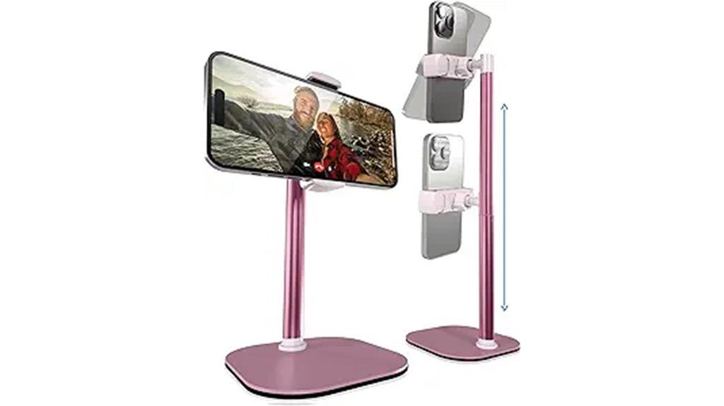 adjustable desk phone stand