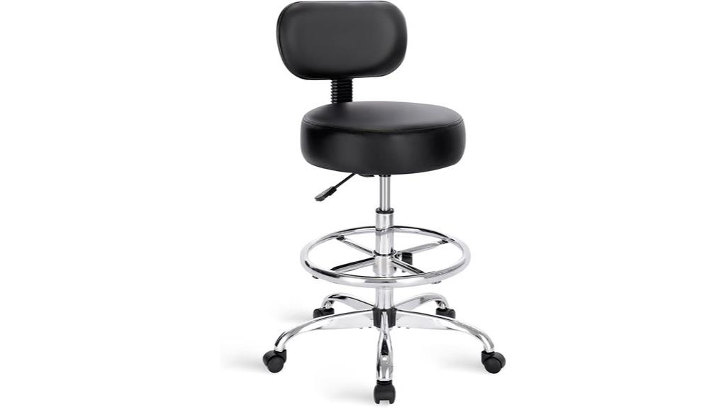 adjustable drafting stool