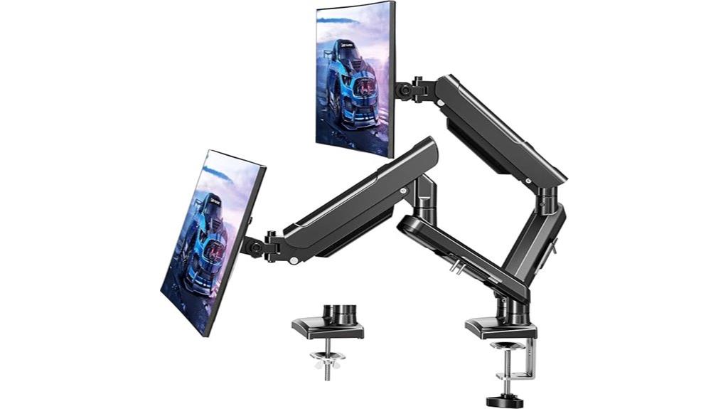 adjustable dual screen mount