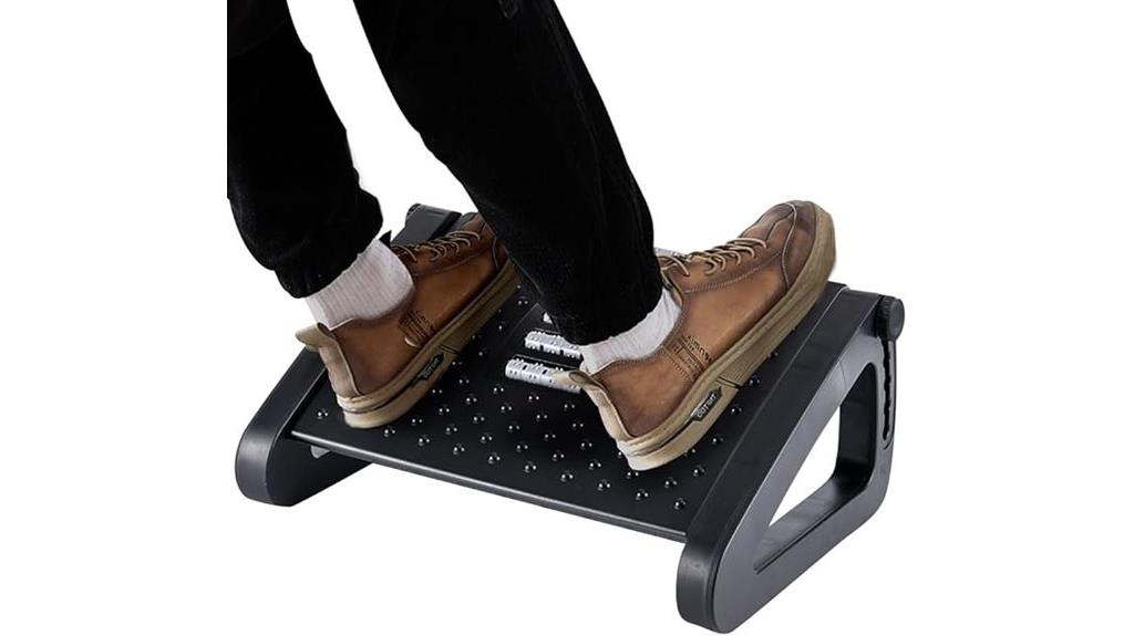 adjustable ergonomic footrest