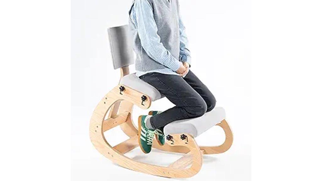 adjustable ergonomic kneeling chair