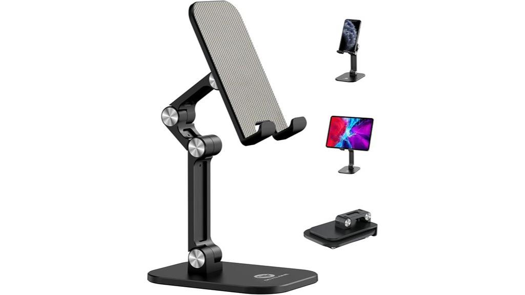 adjustable phone and tablet stand