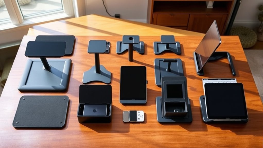 adjustable portable lapstands