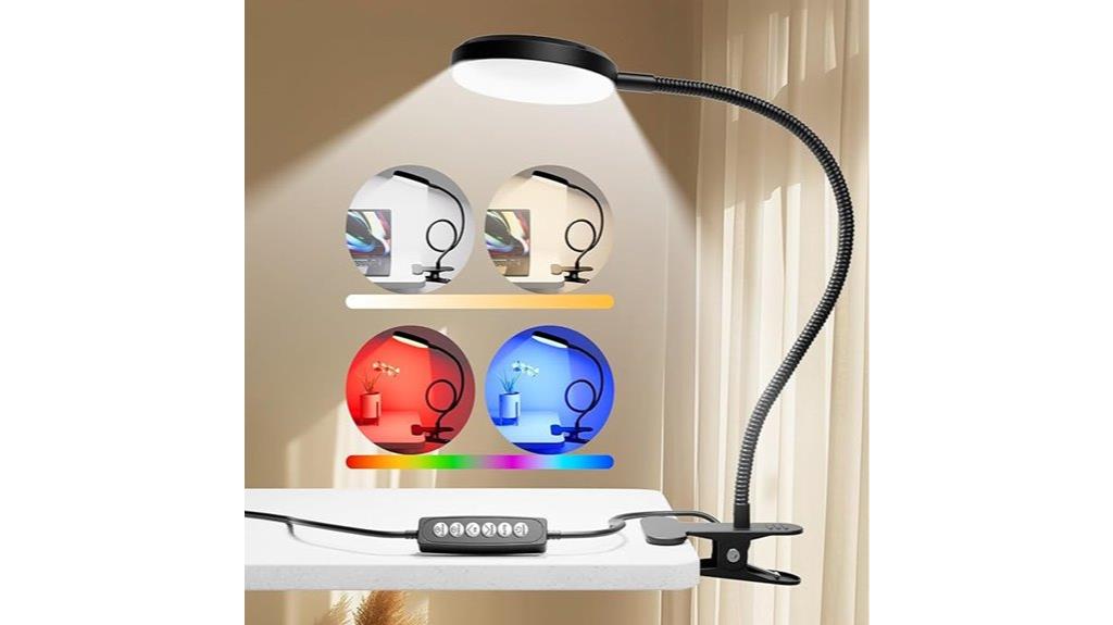 adjustable rgb reading lamp