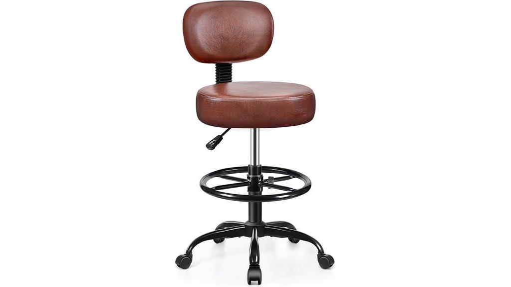 adjustable swivel drafting chair