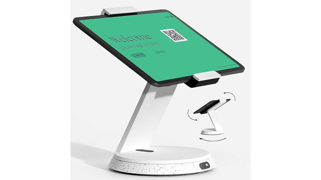 adjustable tablet pos stand