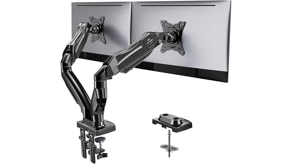adjustable vesa dual mount