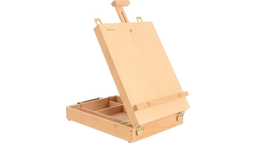adjustable wooden easel