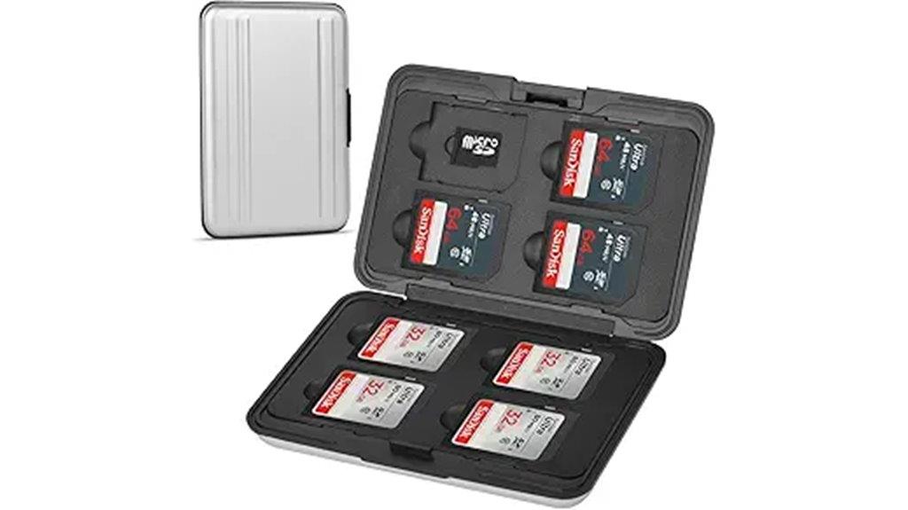 aluminum card storage case