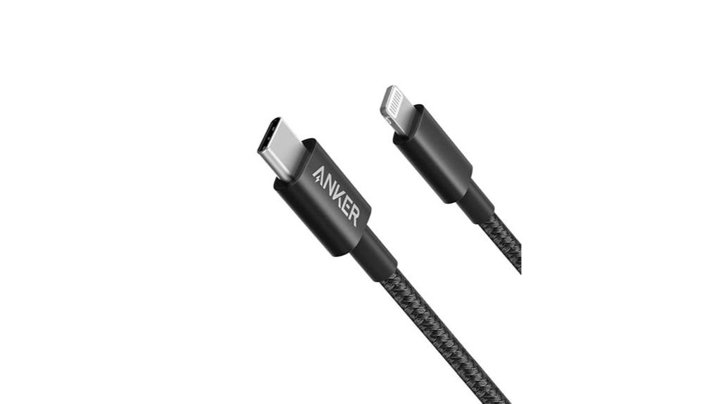anker nylon lightning cable