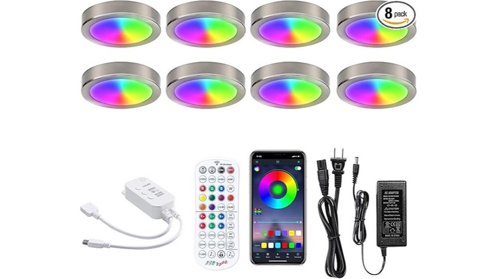 app controlled rgb cabinet lighting