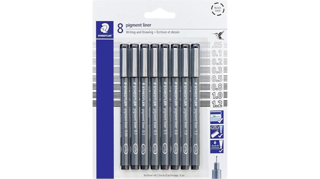 assorted line widths pack