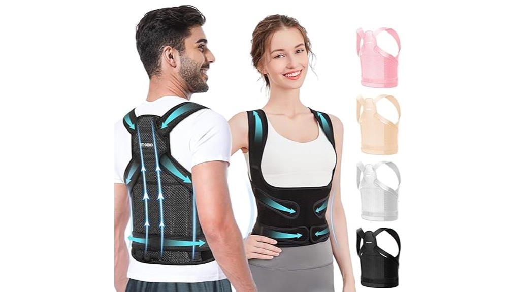 back posture support brace