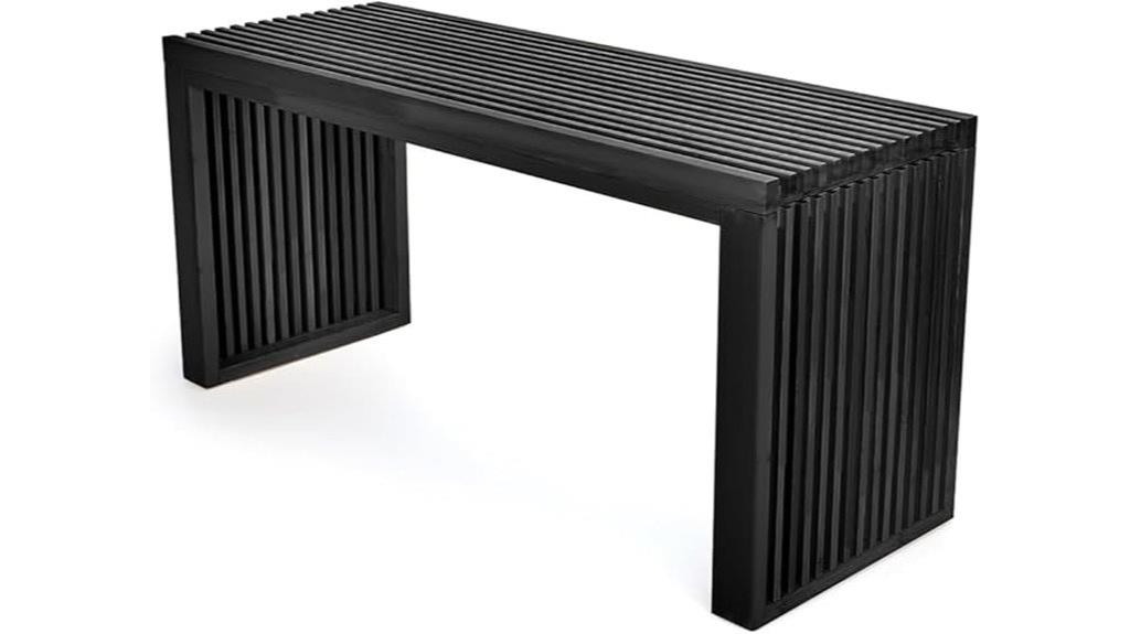 bamboo indoor kitchen bench