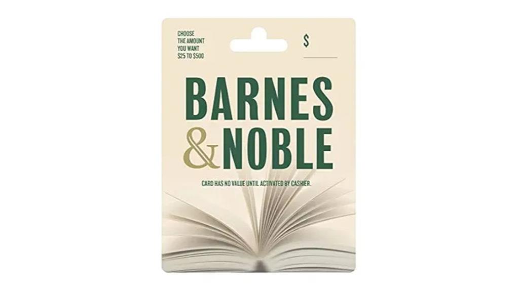 barnes noble gift card