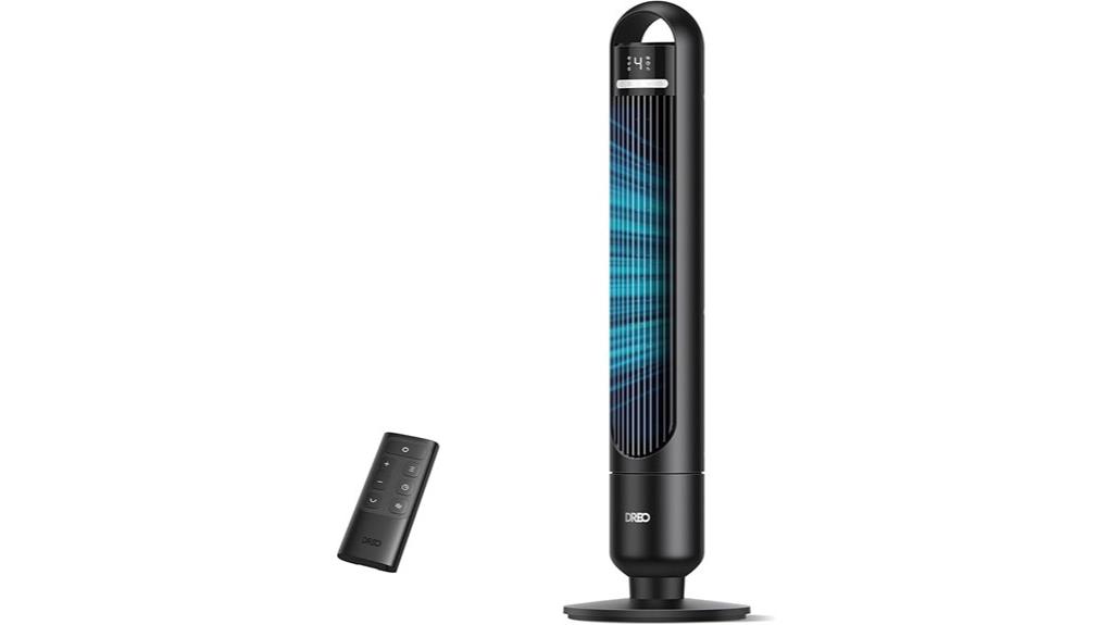 bedroom oscillating remote fan