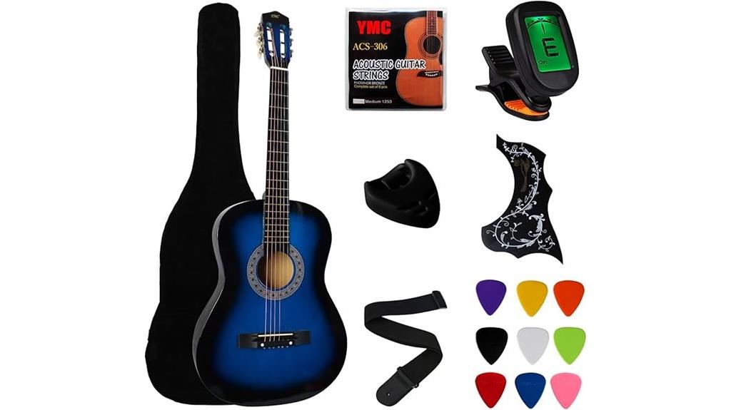 beginner acoustic guitar set