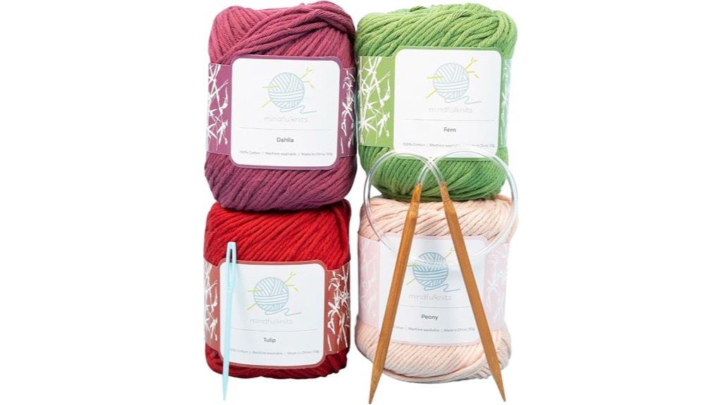 beginner cotton washcloth kit