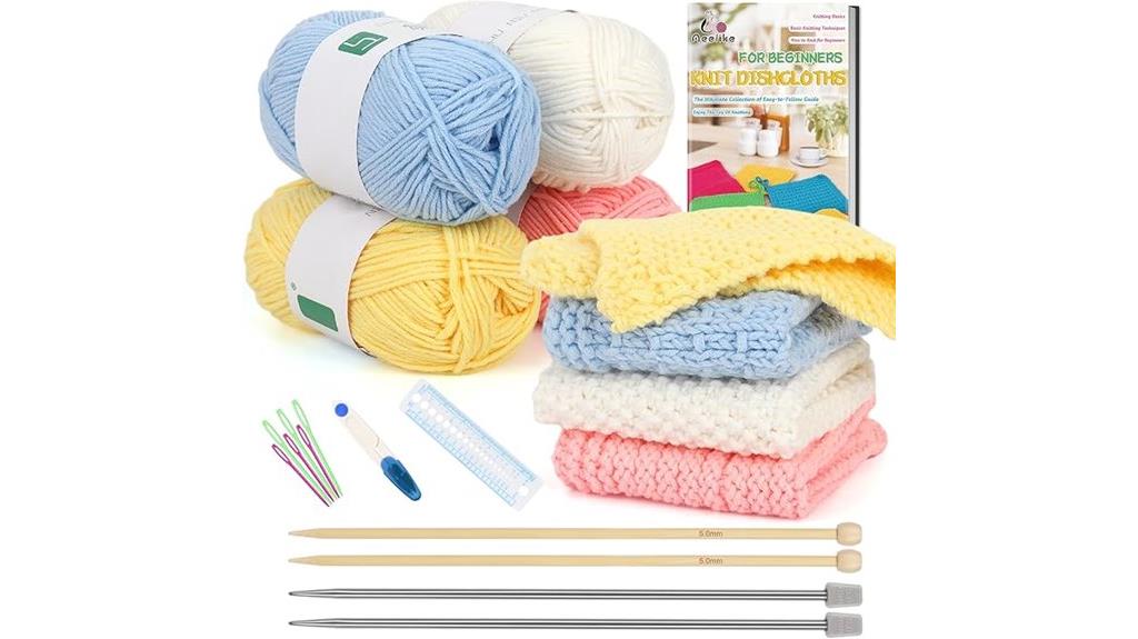 beginner friendly knitting kit