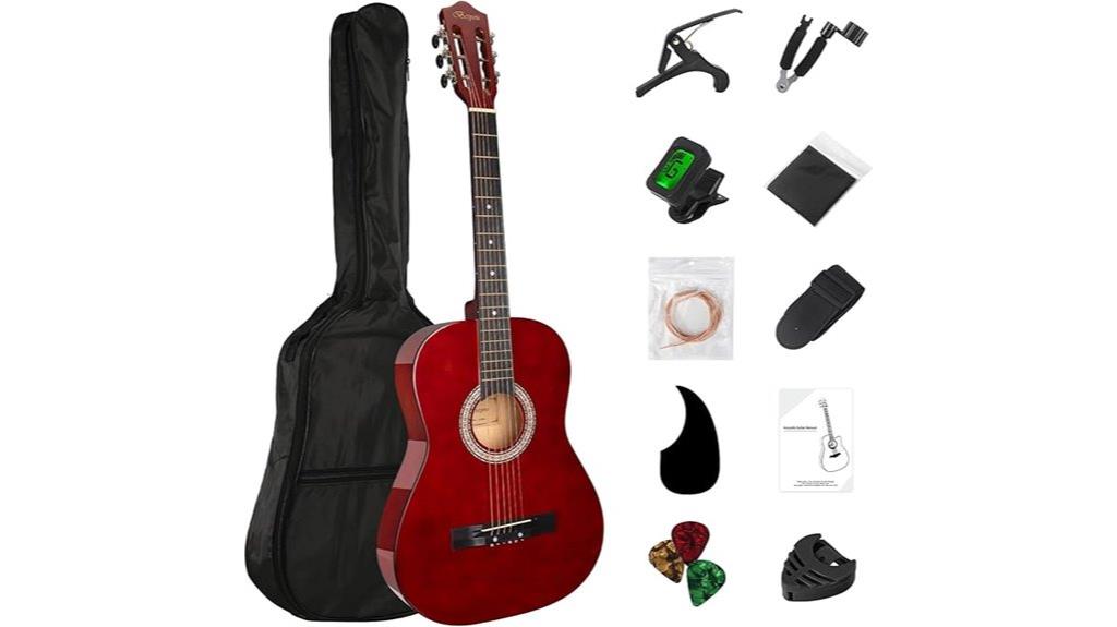 beginner travel guitar kit