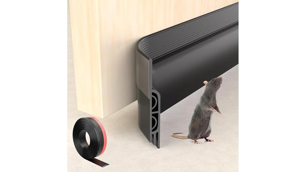 black door draft seal