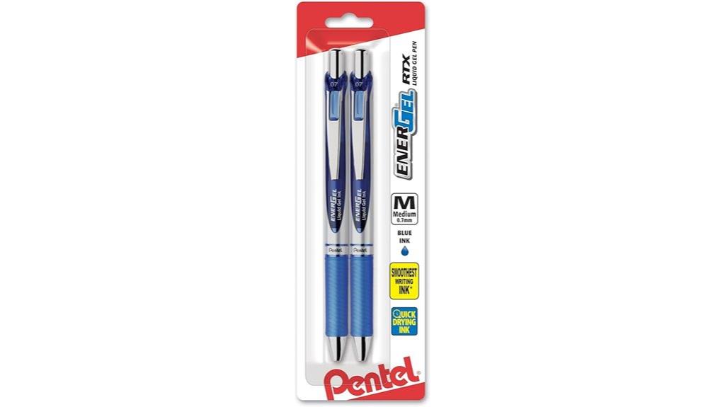 blue ink gel pen set