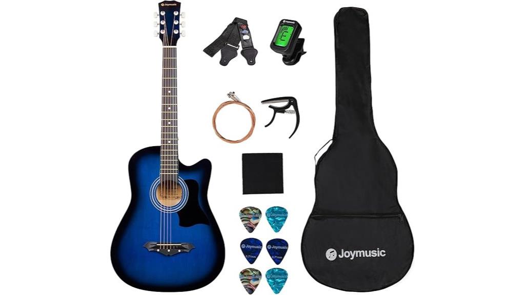 blueburst acoustic guitar kit