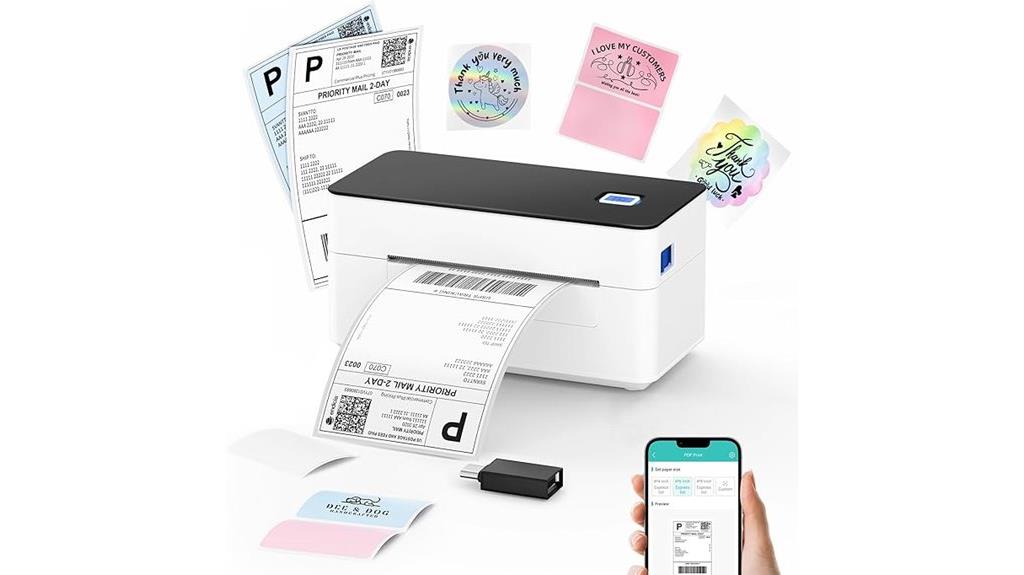 bluetooth 4x6 thermal printer
