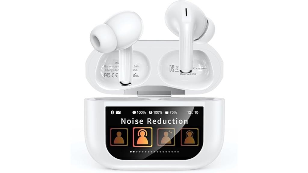 bluetooth earbuds with noise cancellation