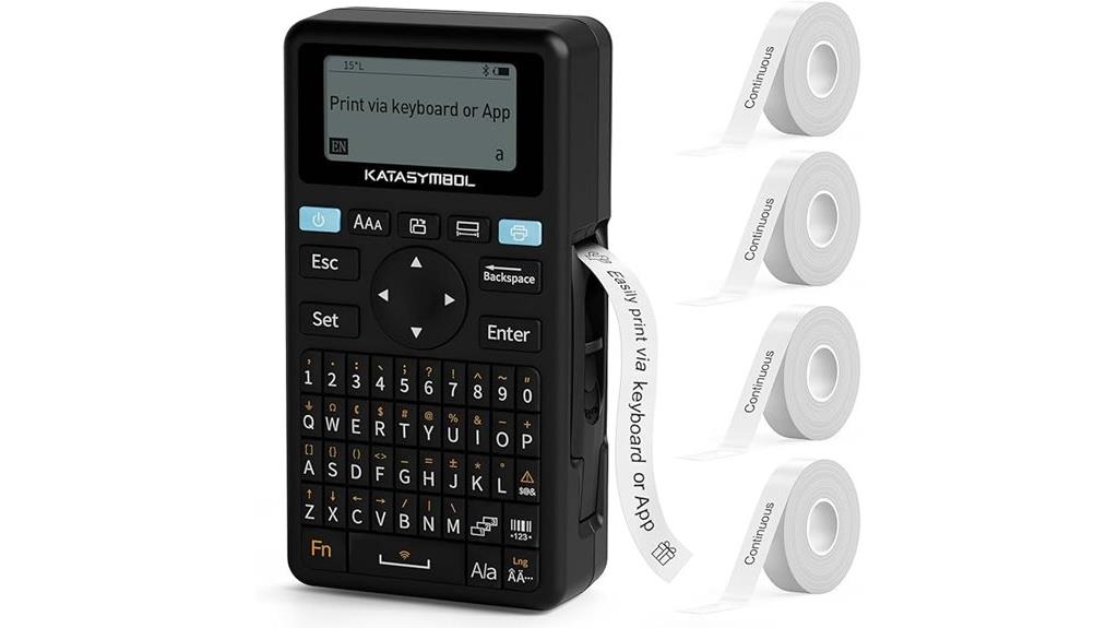 bluetooth label maker tapes
