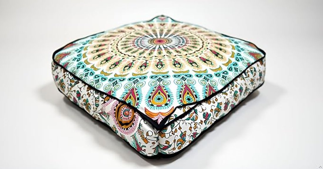 bohemian 24 inch floor pillow