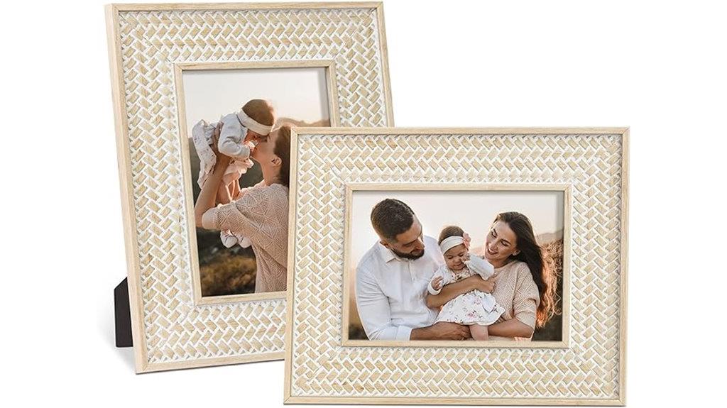 boho 5x7 family frames
