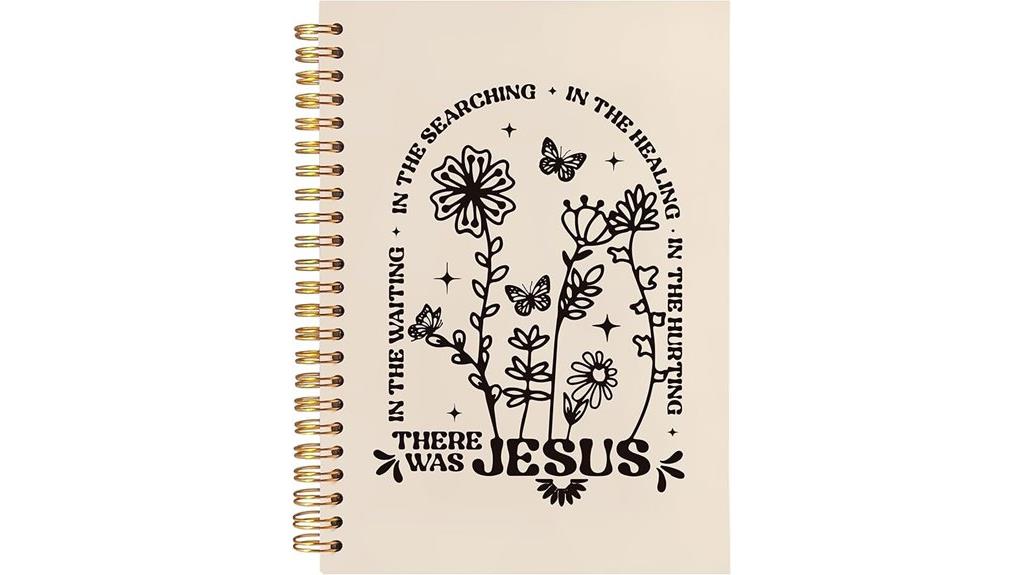 boho christian bear journal