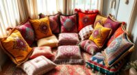 boho cushions for comfort