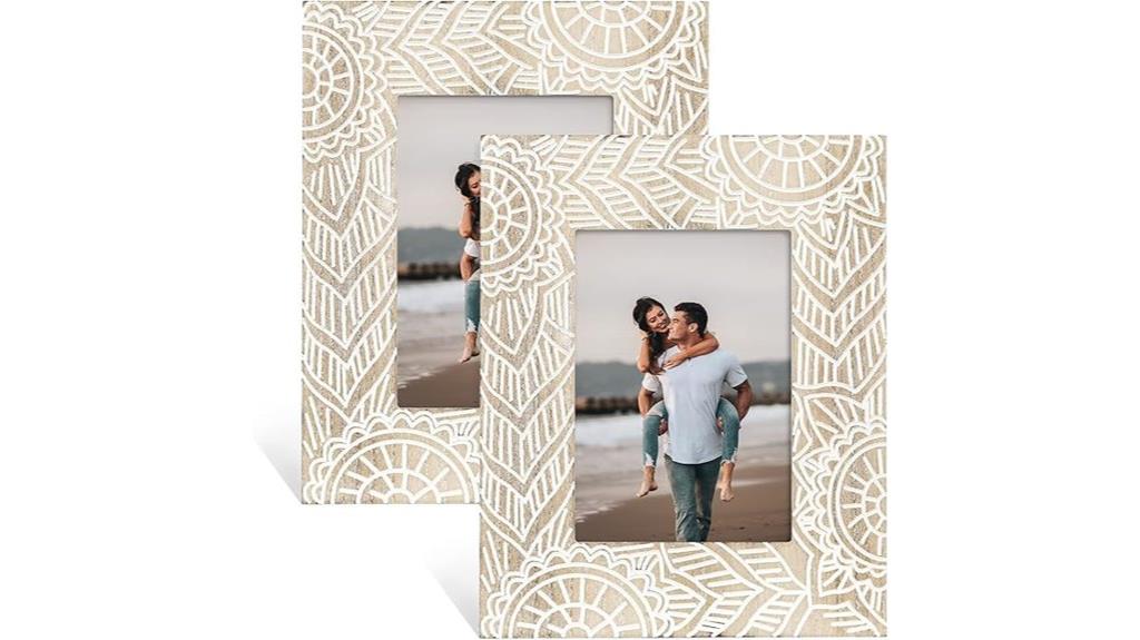 boho farmhouse photo frames