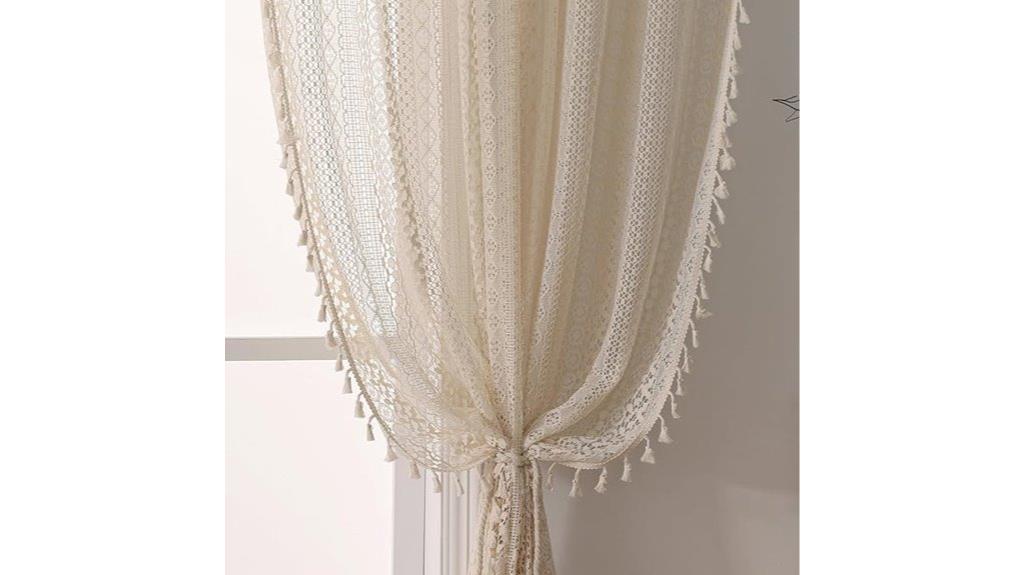 boho lace curtains 84