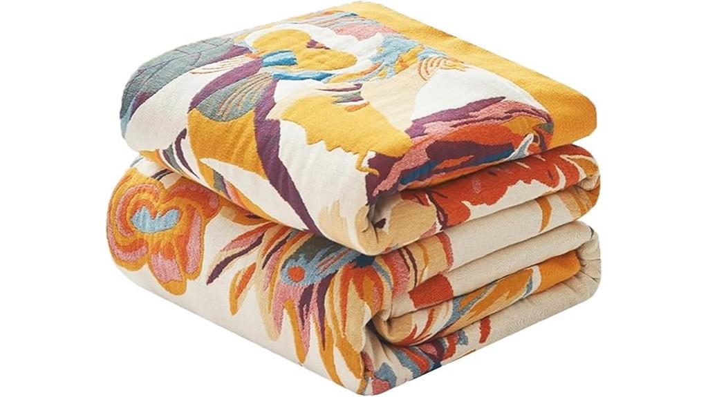 boho organic cotton blanket