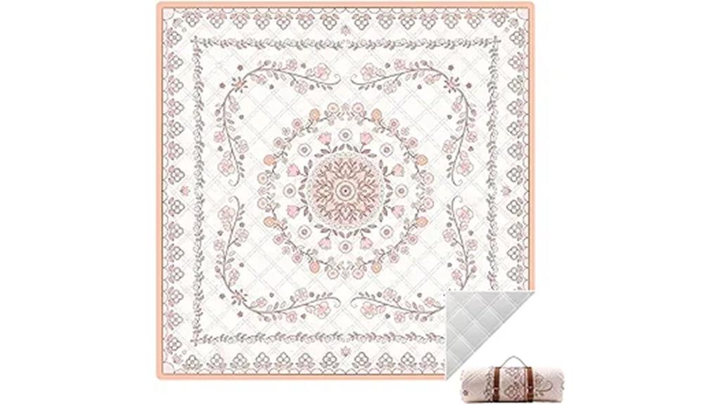 boho outdoor picnic blanket